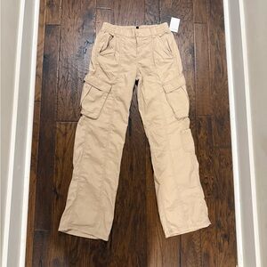 H&M Tan Cargo Pants - Size 2